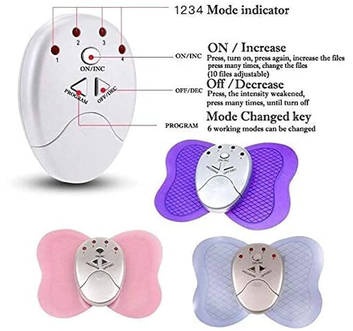 eWAVE Large Electronic Body Muscle Butterfly for Frozen Shoulder & Back  Treatment Massager - eWAVE 