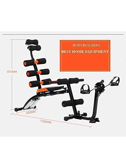 Six Pack Care with Abs Exerciser Machine with 20 Different Modes for Exercise and Fitness Abs Machine - 2020 Six Pack With Cycle G452-1