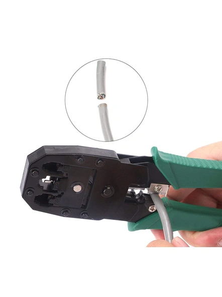3 in 1 Modular Crimping Tool, RJ45, RJ11 CAT5e/CAT6 LAN with Cable Cutter G459-4
