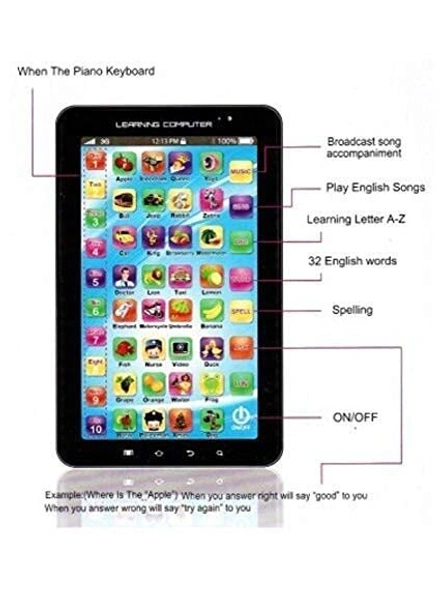 Educational Learning Computer Tablet for Boys and Girls Toy G476-2