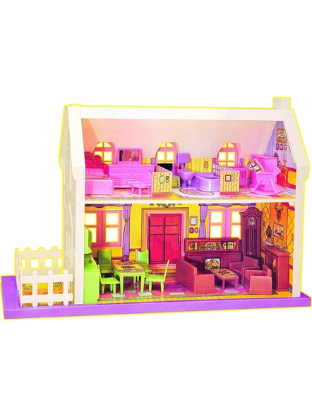 Dollhouses gifts for girls - my little doll house 34pcs [Multi color] G483-G483