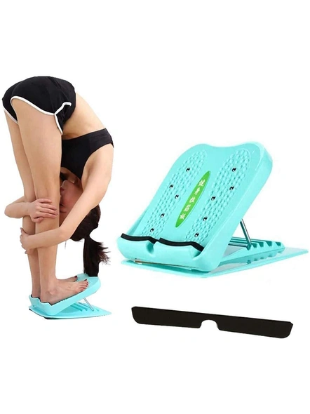 Adjustable Slant Board Balancing Board Lacing Plate Fitness Pedal for Stretching Calf, Leg Exercise and Balance Training (Multicolor) G247-5
