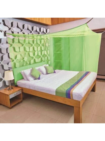 Polycotton Mosquito net for Bed (Multicolor, 8 x 8 ft) G511-5