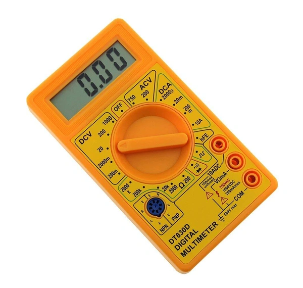 Digital Multimeter or a multitester, also known as a volt/ohm