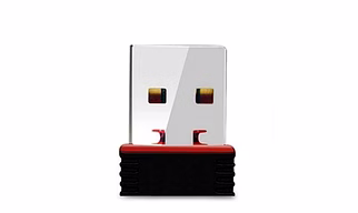 Wi-Fi Receiver 600Mbps, 2.4GHz, 802.11b/g/n USB 2.0 300M Wireless-N Mini USB Adapter G519