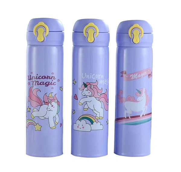 For Kids School Girl Thermal Water Bottle Cartoon 500ML Thermos