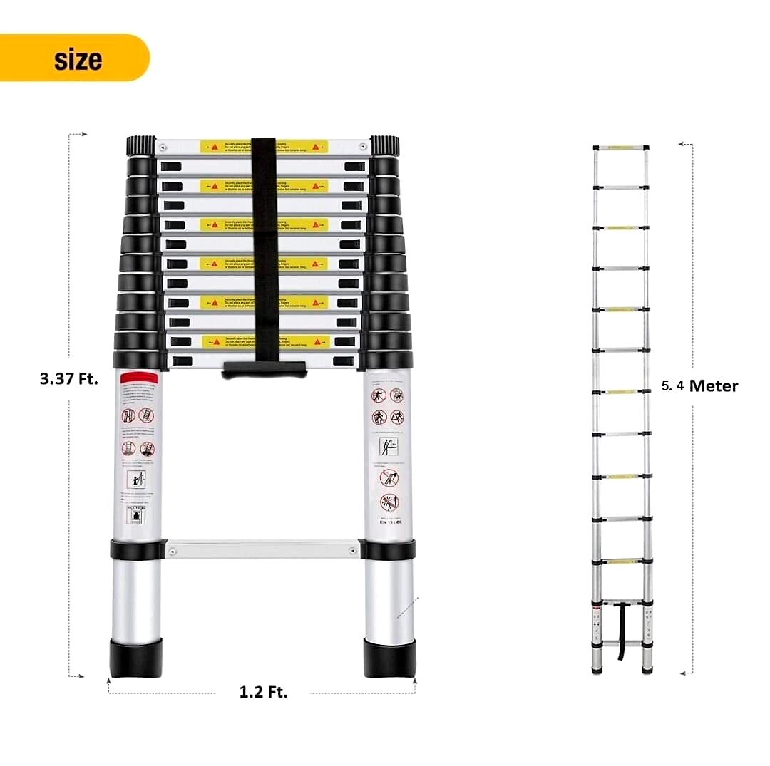 4 meter telescopic deals ladder