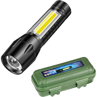 USB Rechargeable Waterproof 3 Modes Adjustable Zoomable Focus Zoom in and Zoom Out Emergency LED Tactical Flashlight Desk Lamp G540