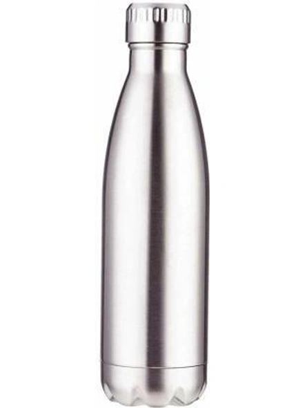 MULTIPURPOSE DURABLE Water Bottle Is Made From High Quality Double Wall bottle 1000 ml Bottle  (Pack of 1, Silver, Steel) G544-3