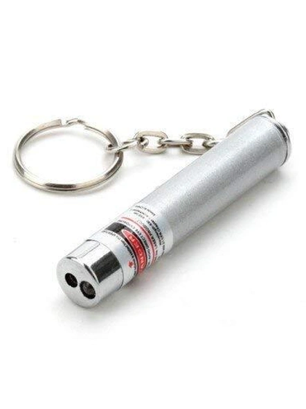 3 in 1 Pocket RED Laser Pointer Plus Torch Laser Pointer Torch with Emergency Hazard led Light and Hook LED Torch and UV Light (Color May Vary) G547-5