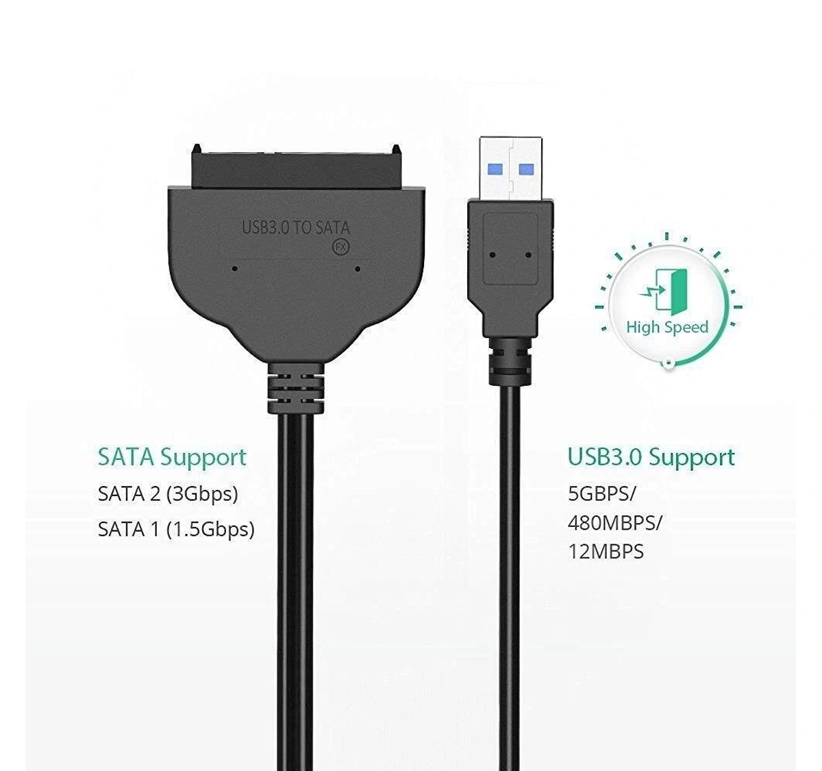 USB 3.0 To 2.5 SATA III Hard Drive Adapter Cable-SATA To USB3.0