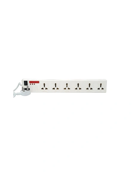 Surge Protector Spike Board with 3 m Cord Extension Boards with 6 Sockets Spike Buster for Home, Offices G578-4