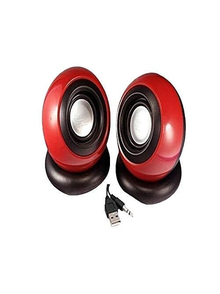 Zebion 4W Speaker with Aux Connectivity,USB Powered and Volume Control USB Speakers G598-2