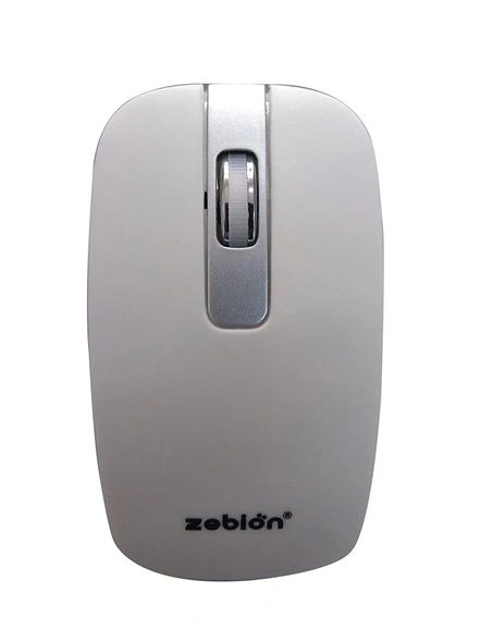 Zebion Ergo Slimfit G1600 Wireless Keyboard Mouse Combo (White) G604-2