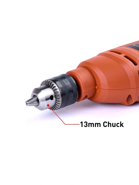 Professional Tool Kit with 13mm (550Watt) Heavy duty Impact Drill Machine, (Orange, 98 pcs set) G619-4