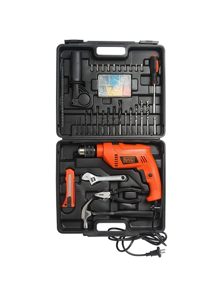 13mm 550Watt Hammer Drill and Hand Tools Kit for Home,DIY and Professional use -100 pc G620-G620
