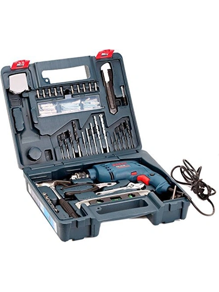 Bosch GSB 500W 500 RE Corded-Electric Drill Tool Set (Blue), 10 mm G623-1