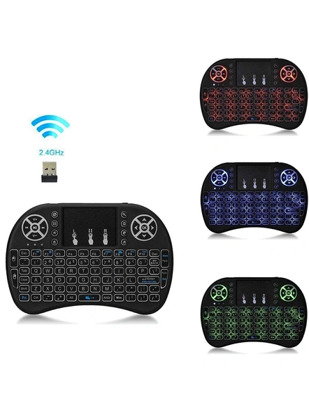 Small Wireless Bluetooth Keyboard with Smooth Touchpad Function Handheld Keyboard for Gaming &amp; Official Use Compatible with All Devices (Multi Color) G626-5