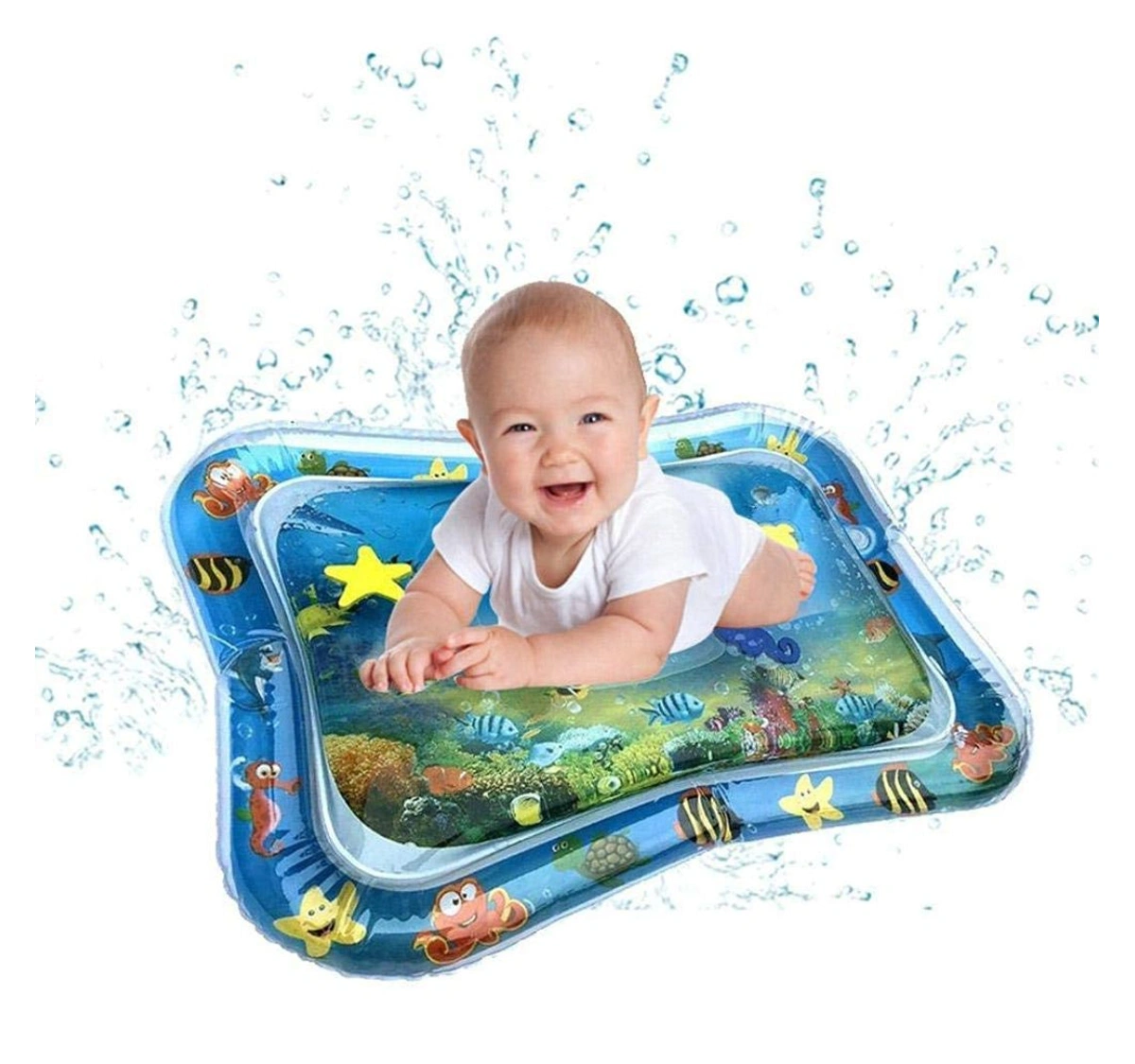 Buy Baby Kids Water Play Mat Toys Baby Slapped Pad Water & Leak Proof Baby  Carpet Inflatable, Fun & Play Centre Indoor and Outdoor Water Play Mat for Babies  Toddlers (3-9 Months)