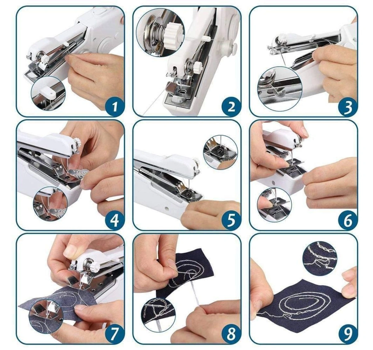 Handheld Electric Sewing Machine Handy Stitch Sewing Device Tool