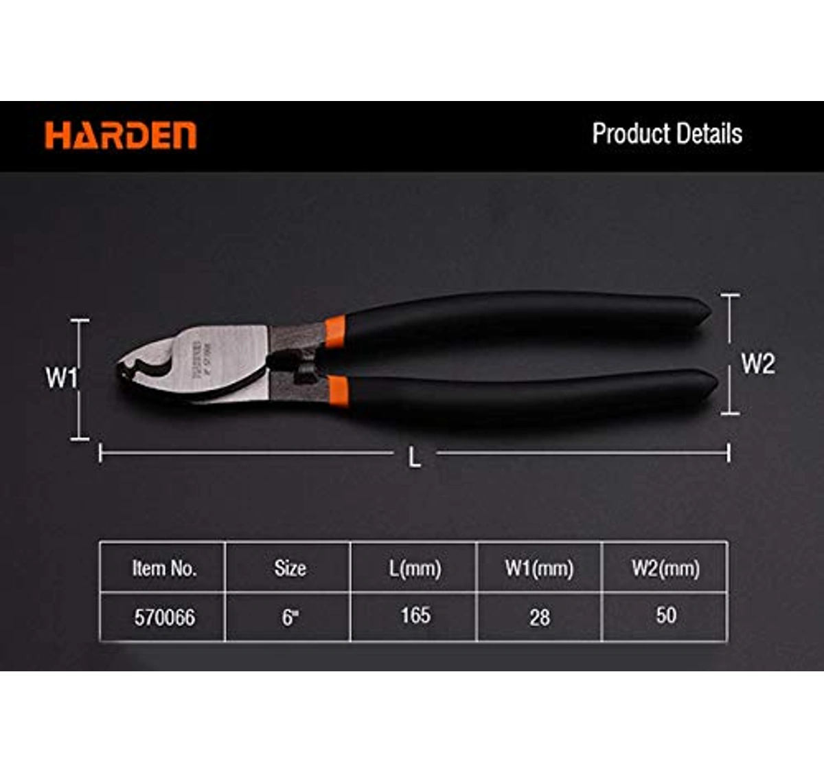 Buy Harden 6 Professional Cable wire Cutter - Made of High Carbon