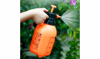 Garden Pump Pressure Sprayer, Lawn Sprinkler, Water Mister, Spray Bottle for Herbicides, Pesticides, Fertilizers, Plants Flowers 2 L Capacity - Random Color (Orange) -1 Pc - G804