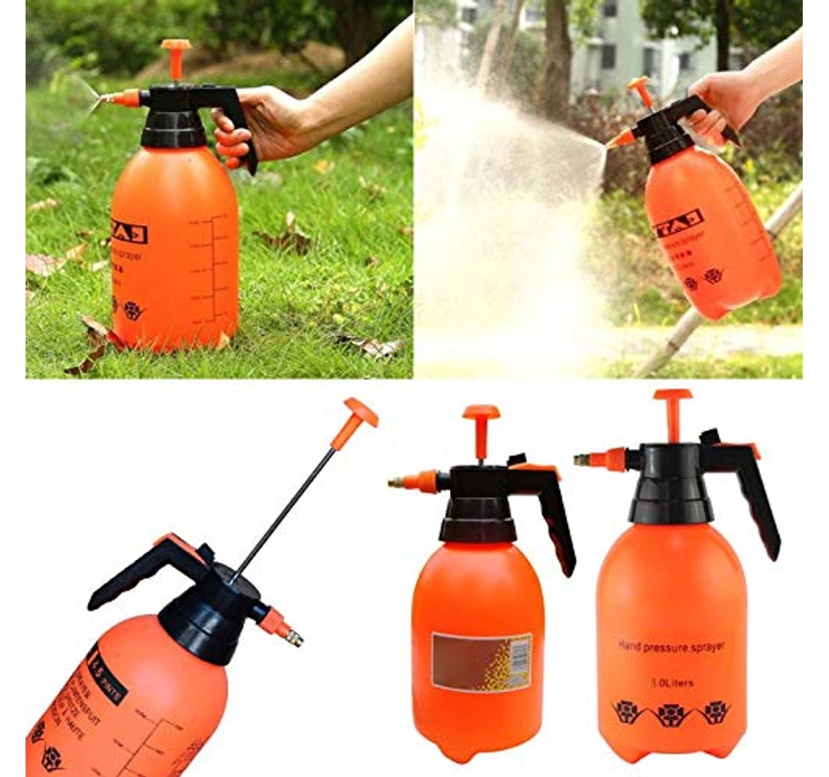 Urbano Garden Sprayer, Lawn Sprinkler, Water Mister, Spray Bottle (1 L  Capacity )