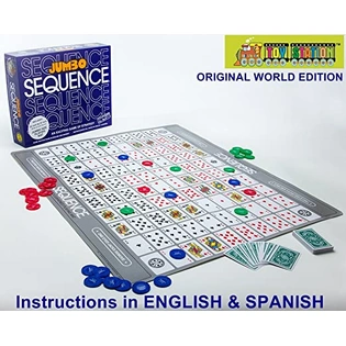 Jumbo Sequence Original World Edition - Instructions in English & Spanish - G913
