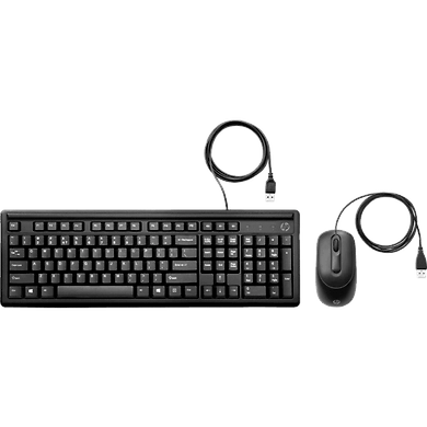 HP Wired Keyboard and Mouse 160-6HD76AA
