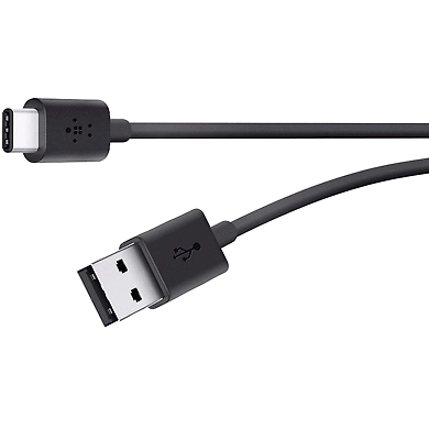 BEL USB 2 TYPC-USB A480MBPS 3A 6FT BLK-F2CU032bt06-BLK