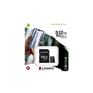 Kingston Canvas Select Plus 512GB microSD Card with Adapter (SDCS2/512GBIN)-2