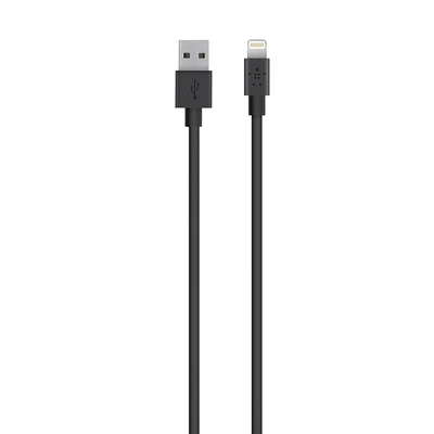 BEL SYNC/CHARGE CABLE 2.4A LTG 4FT BLACK