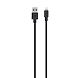 BEL SYNC/CHARGE CABLE 2.4A LTG 4FT BLACK-F8J023bt04-BLK-sm