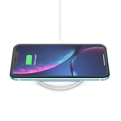 BOOSTUP QI WIRELESS CHARGING PAD,10W,WHITE-F7U088btWHT