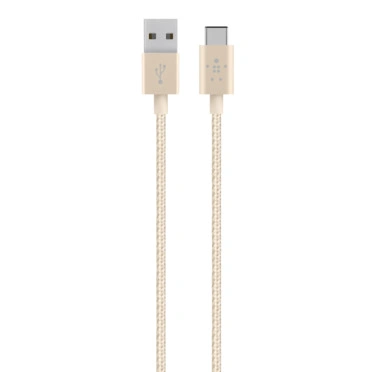 CABLE,PREMIUM,USB-C/USB-A MIX METALIC,4',GOLD-F2CU060bt04-GLD