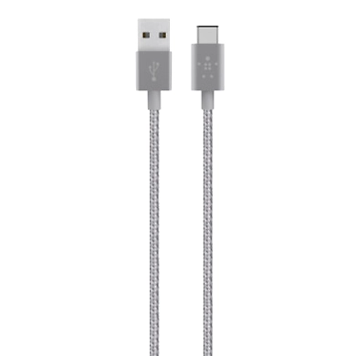 CABLE,PREMIUM,USB-C/USB-A MIX METALIC,4',GRAY-F2CU060bt04-GRY