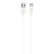 CABLE,PREMIUM,USB-C/USB-A MIX METALIC,4',WHITE-F2CU060bt04-WHT-sm