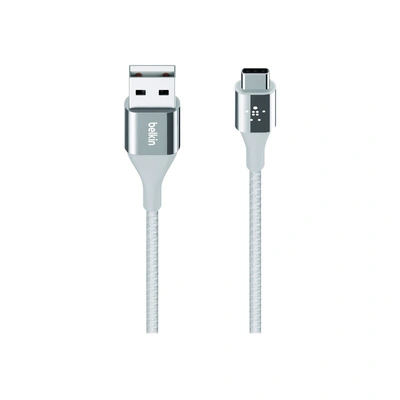 DURATEK CHARGE CABLE, USB-C TO USB-A,4 ,SILVER