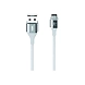 DURATEK CHARGE CABLE, USB-C TO USB-A,4 ,SILVER-F2CU059bt04-SLV-sm