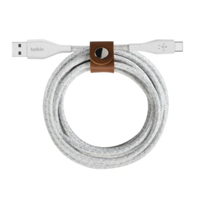DURATEK PLUS USB-A to USB-C CABLE, STRAP, 4', BLK