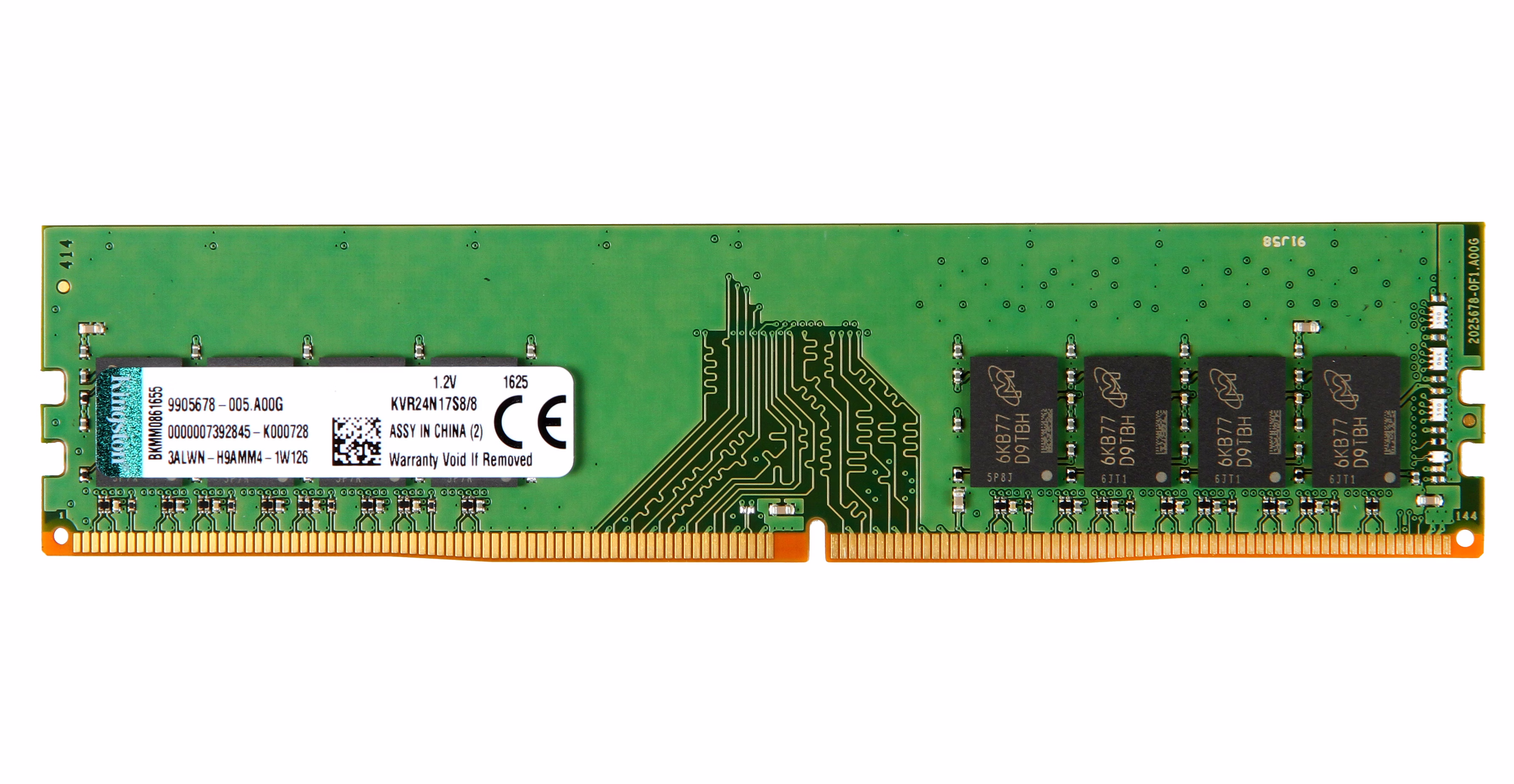 Kingston 8GB 2400MHz DDR4 Non-ECC CL17 DIMM 1Rx8 image 3
