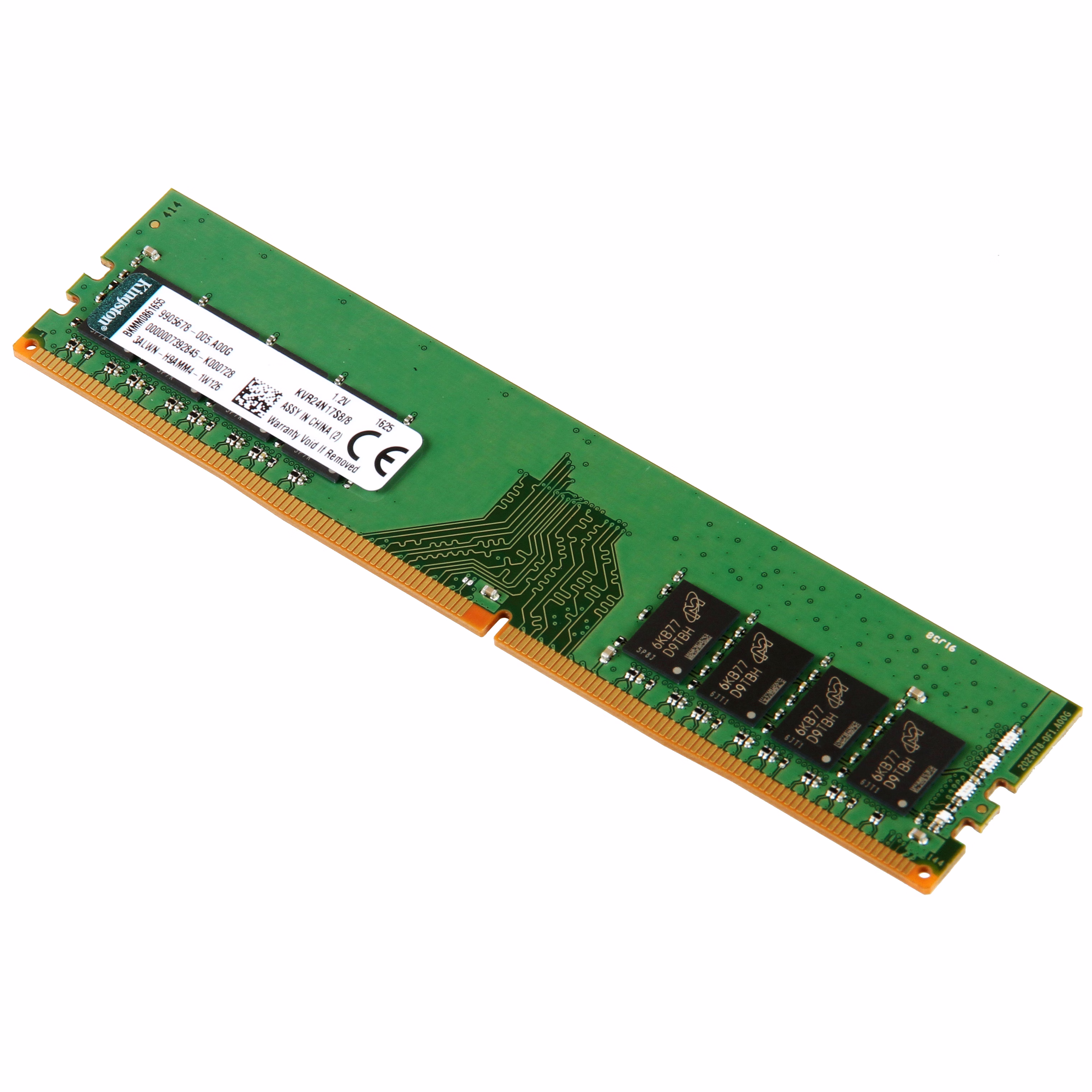 Kingston 8GB 2400MHz DDR4 Non-ECC CL17 DIMM 1Rx8 image 2