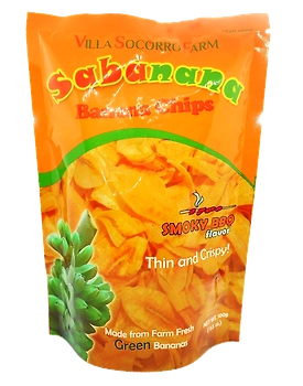 Sabanana Banana Chips - Smoky BBQ 100g
