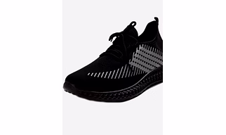 Men's Black Running Shoes - Enquiry