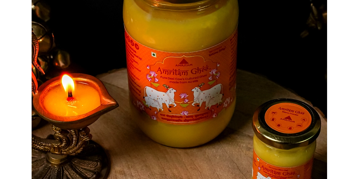 An Epitome of Purity - Amritam Ghee #puredesighee
