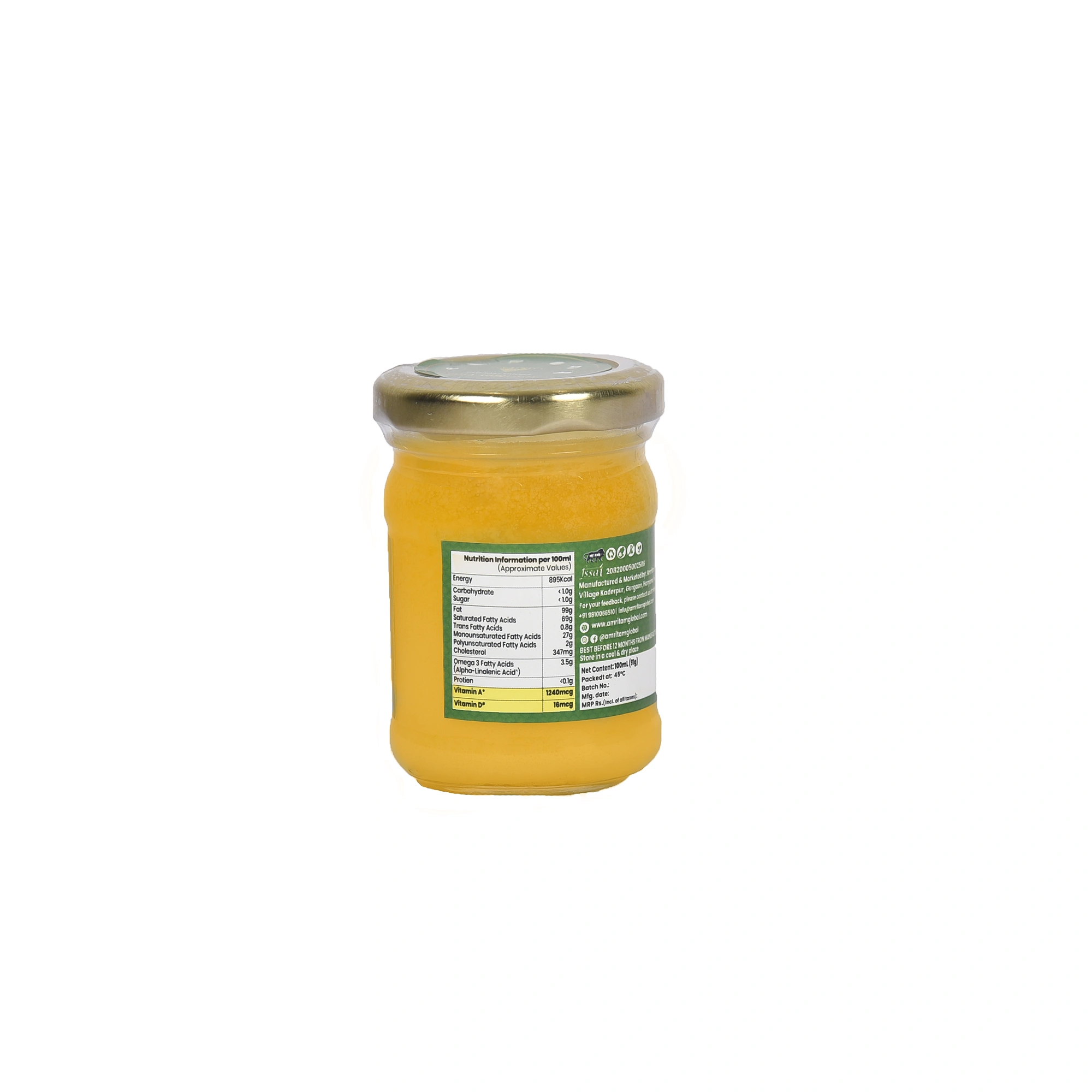 Amritam Gold Herbal Ghee- 100ml-1