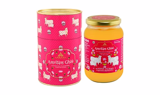Amritam A2 Gir Cows Ghee - Pure & Premium 500 ml Jar
