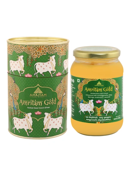 Amritam Gold Herbal Ghee- 500 ml -60