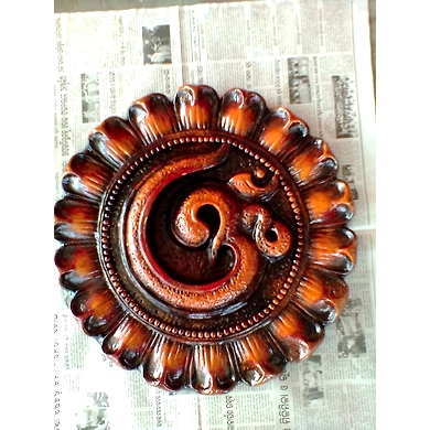 Om design with flowers (Wall Mount, Wall Décor)-SPMAP_758021_AP1121_OWM_1
