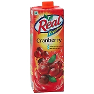 REAL-CRANBERRY JUICE 1LTR